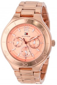 Tommy Hilfiger Women’s 1781333 Sport Luxury Multi-Eye Rose-Gold Bracelet Watch