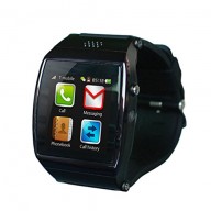 Black GSM & Bluetooth Smart Watch WristWatch Phone with Camera Touch Screen for IOS Iphone Android Smartphone Samsung Smartphone