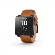 SONY Original SE20 Watchband for SmartWatch 2 SW2 Wrist Strap Watchband (PU leather Brown)