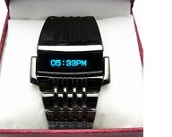 RoRoDox Blue LED Display Luxury Army military Wrist Watches (Black) RX098B