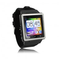 Flylinktech® S6 New 3G WIFI GPS Smart Watch 1G Dual Core CPU Android 4.0 With 2.0 MP Camera And Unlocked 1.54 Inch Touch Screen GSM Watch Phone (Black)