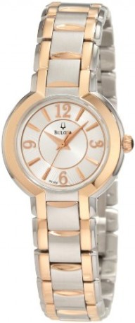 Bulova Women’s 98L153 Two-Tone Stainless Steel Bracelet Watch