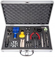 LGI Premium Watch Repair Kit with Reusable Aluminum Box – 20pcs DIY Watch Tool Kit