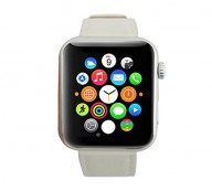 Atongm 2015 Luxury Bluetooth4.0 Smart Watch Wrist Wrap Watch Phone for IOS Apple iphone 4/4S/5/5S/6/plus Android Samsung S2/S3/S4/Note 2/Note 3 HTC Nokia… White