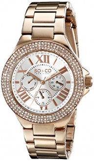 SO&CO New York Women’s 5019.4 Madison Analog Display Quartz Rose Gold Watch