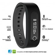 Jarv SMART BT Bluetooth 4.0 Activity Tracker and Smart Watch with OLED Display, G Sensor, Sleep Tracker and Smart Notifications for IOS Devices & Android Devices