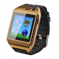 Lemfo D18 Bluetooth Smart Watch Cell Phone Sport Wristwatch Pedometer SIM Card for IOS Apple Iphone 6/6 Plus/5/5c/5s Android Samsung S4/s5/note 2/note 3/note 4 HTC (Gold)