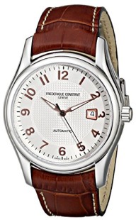 Frederique Constant Men’s FC-303RV6B6 RunAbout Brown Leather Strap Watch