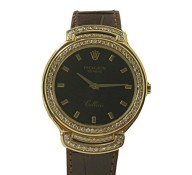 ROLEX® Cellini 18k Yellow Gold with DIAMONDS Men’s Watch. LARGE size. Switzerland