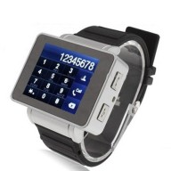 CNPGD® Watch Cell Phone Mobile 1.8″ Wide Touch Screen Mp3 Mp4 (Black)