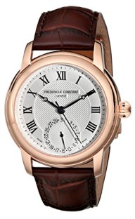 Frederique Constant Men’s FC-710MC4H4 Maxime Dark Brown Leather Strap Watch