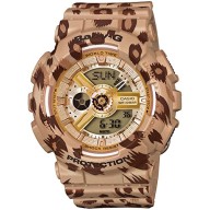 G-Shock BA110LP-9A Baby-G White Series Luxury Watch – Leopard / One Size