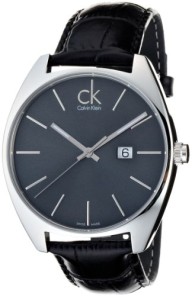 Calvin Klein Men’s K2F21107 Exchange Analog Display Swiss Quartz Black Watch