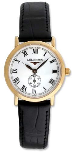 Longines Flagship Heritage 18kt Rose Gold Womens Luxury Strap Watch L4.291.8.21.2