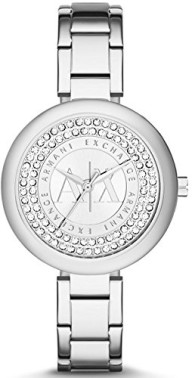 Armani Exchange Ax4220 Woman’s Crystal Stainless Steel Watch