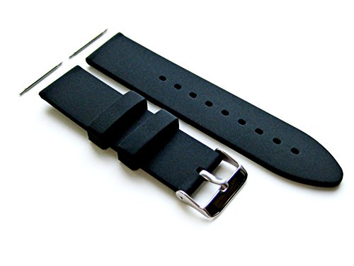 20mm – 4pcs Rubber Replacement Strap Set for Luxury, Sports, and Casual Watches (B-SMFLT)