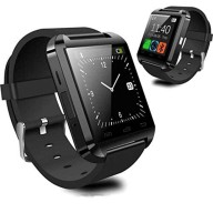 Teamodoggie Bluetooth Smart Watch WristWatch U6 UWatch Fit for Smartphones IOS Android Apple iphone 4/4S/5/5C/5S/6/6Plus Android Samsung S2/S3/S4/S5/S6/Note 2/Note 3/ Note 4 HTC Sony Blackberry Black
