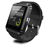 Henscoqi Luxury U8 Smart Wrist Watch with Bluetooth for iPhone Samsung S4/Note2/Note3 Android Phone Smartphones(Black)