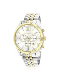 Michael Kors Watches Lexington Men’s Watch (Silver and Gold)