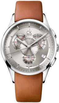 Calvin Klein Men’s K2A27192 Basic Analog Display Swiss Quartz Brown Watch