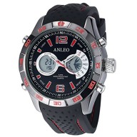 ANLEOWATCH 1PCS Luxury Chronoraph Calendar Watch Men Military Sports Watches Digital LED Quartz Wristwatches