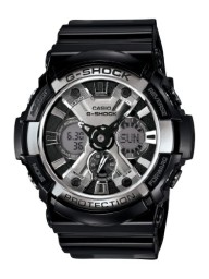 Casio Men’s GA200BW-1A G-Shock Magnetic Resistant Black Resin Digital Watch