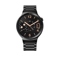 Huawei Watch Black Stainless Steel with Black Stainless Steel Link Band (U.S. Warranty)