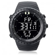 PALADA Men’s Outdoor Waterproof Sport Arc-shaped Glass LED Digital Watch