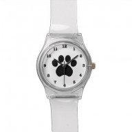 Paw Print Wrist Watch with Numbers