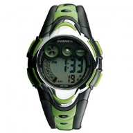 Hiwatch Waterproof Led Sports Watches For Girls Boys With Alarm Clcok,Stopwatch,Calendar Green With Gift Box