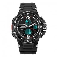 DEEBOL Dual Time Electronic Watches for Men Water Resistant Sports Watch Men Watches