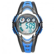Hiwatch Waterproof Led Sports Watches For Girls Boys With Alarm Clcok,Stopwatch,Calendar Blue With Gift Box