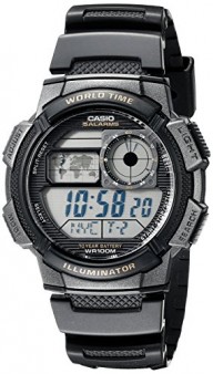 Casio Men’s AE-1000W-1AVDF Resin Sport Watch with Black Band