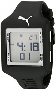 PUMA Men’s PU910791010 “Slide” Digital Watch with Black Band