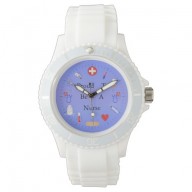 Proud To Be A Nurse / Or Your Text Wrist Watches