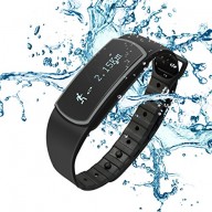 All Cart Waterproof Smart Sports Wrist Watch for iPhone 5s/6/6s and Android phone,Smart bracelet for Smartphones – Black