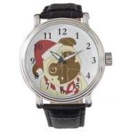 Christmas pug  dog S