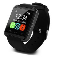 Bestseller2888 U8 Waterproof Bluetooth Wrist Smart Watch Phone Mate Handsfree Call For Smartphone Outdoor Sports Pedometer Stopwatch(Black)