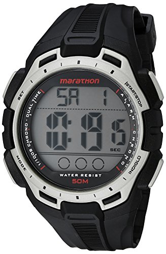 Timex Men’s TW5K94600M6 Marathon Black Stainless Steel Watch
