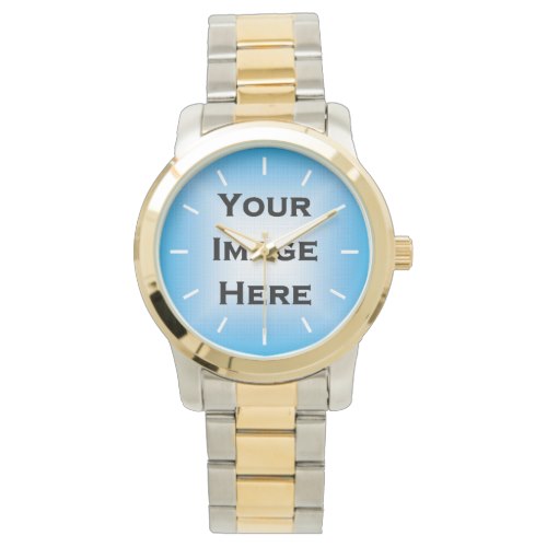 Custom Watch With White Ticks