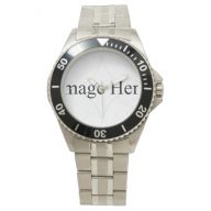 Customizable Photo, Men's Stainless Steel Watch