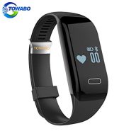 TOWABO Fitness Tracker with Heart Rate monitor E3S Activity Watch Step Walking Sleep Counter Wireless Wristband Pedometer Exercise Tracking Sweatproof Sports Bracelet for Android and iOS