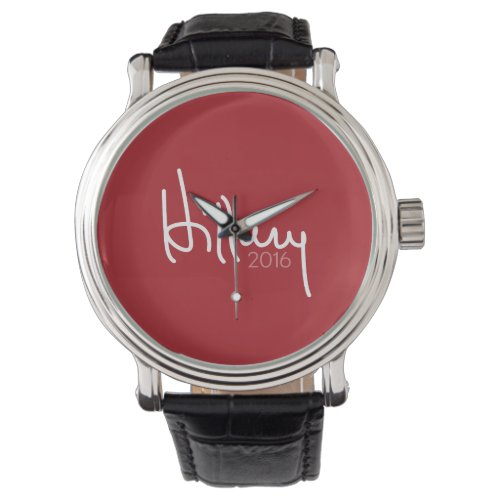 Hillary Clinton 2016 – red and white Wrist Watches
