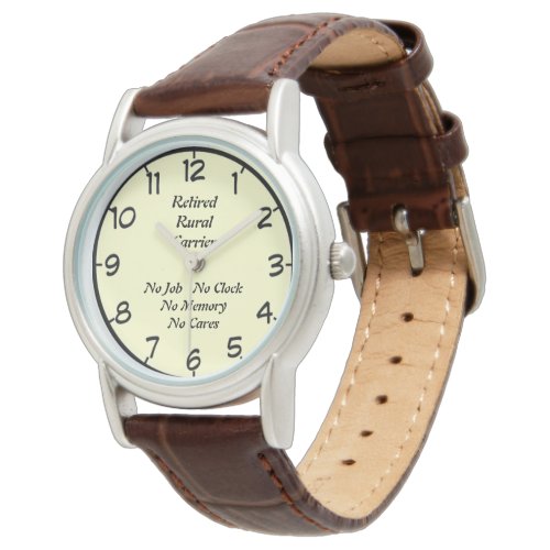 Retired Rural Carrier Wrist Watch