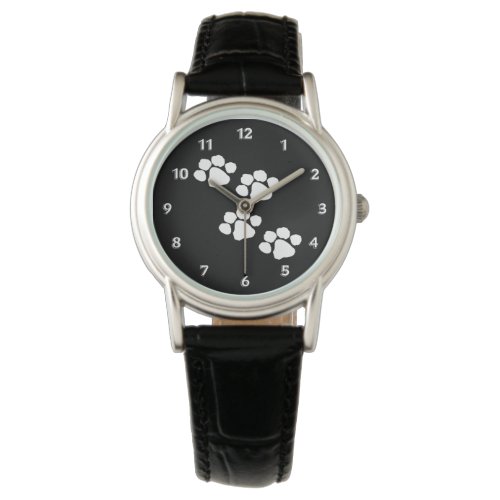 Animal Paw Prints Wrist Watches