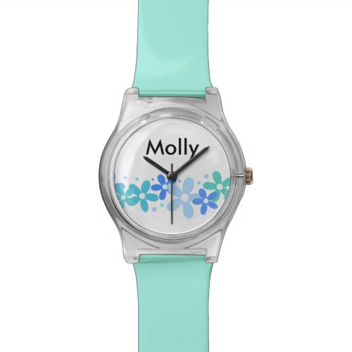 Girls Monogram Fashion Wristwatch