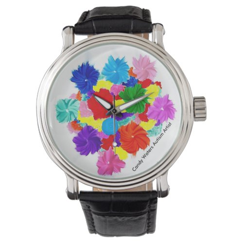 Candy Waters Autism Artist Wristwatches