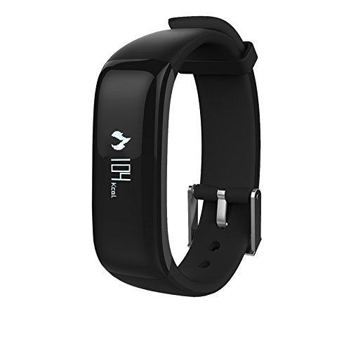 Bietia Fitness Tracker Smart Wristband, App – IP67 Water Resistance / Bluetooth 4.0, Blood pressure Monitor and Heart Rate Monitor, Compatible with Android and IOS