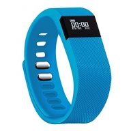 Fitness Tracker,Teslasz Bluetooth 4.0 Sleep Monitor Calorie Counter Pedometer Sport Activity Tracker for Android and IOS Smart Phone(Blue)