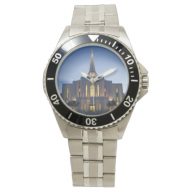 Gilbert Arizona LDS Temple Stainless Steel Watch